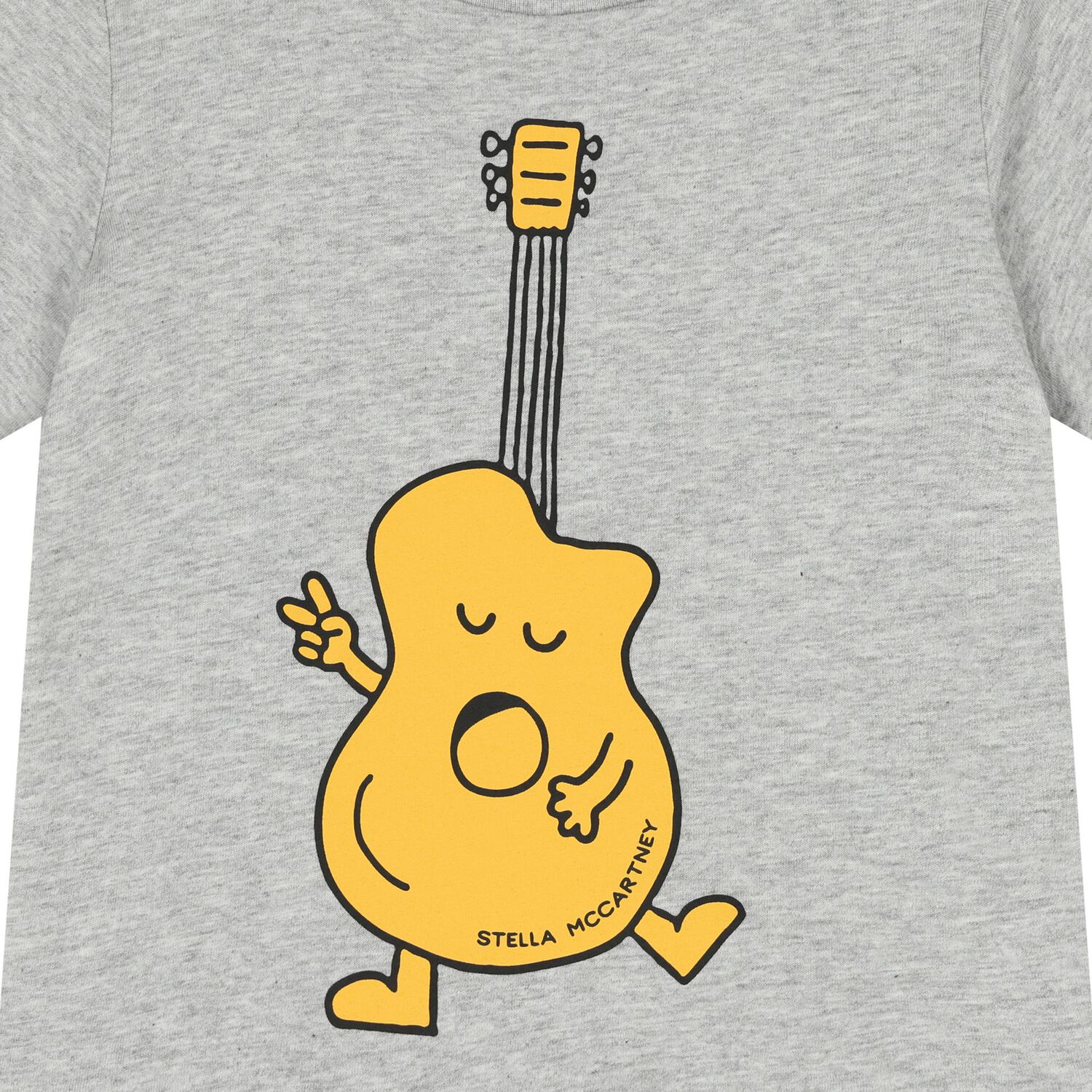 Younger Boys Grey Guitar T-Shirt, 1, hi-res