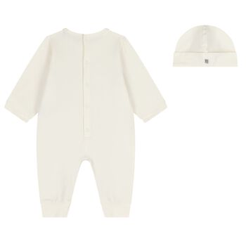 Ivory & Gold Logo Babygrow Gift Set
