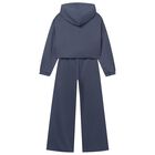 Girls Blue Hooded Tracksuit, 3, hi-res