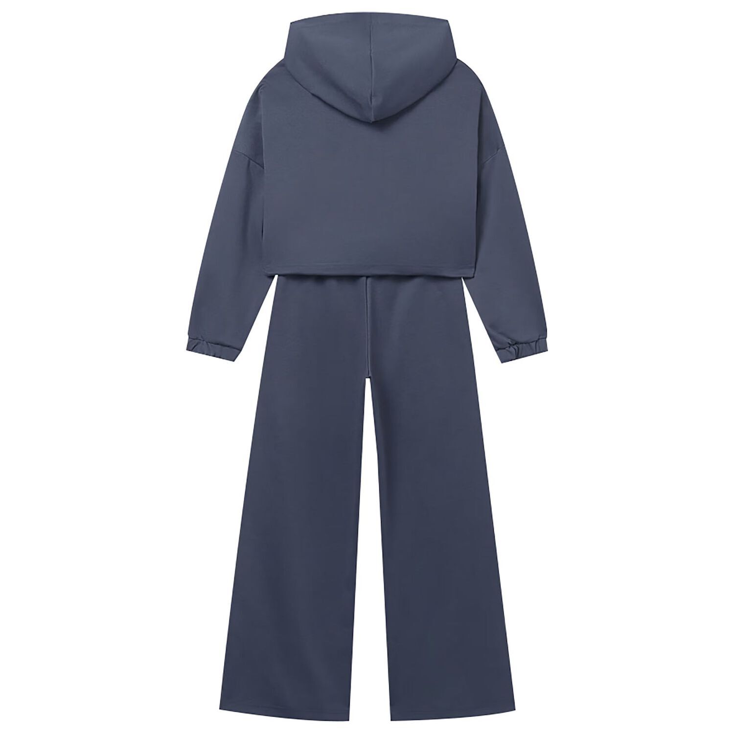 Girls Blue Hooded Tracksuit, 3, hi-res