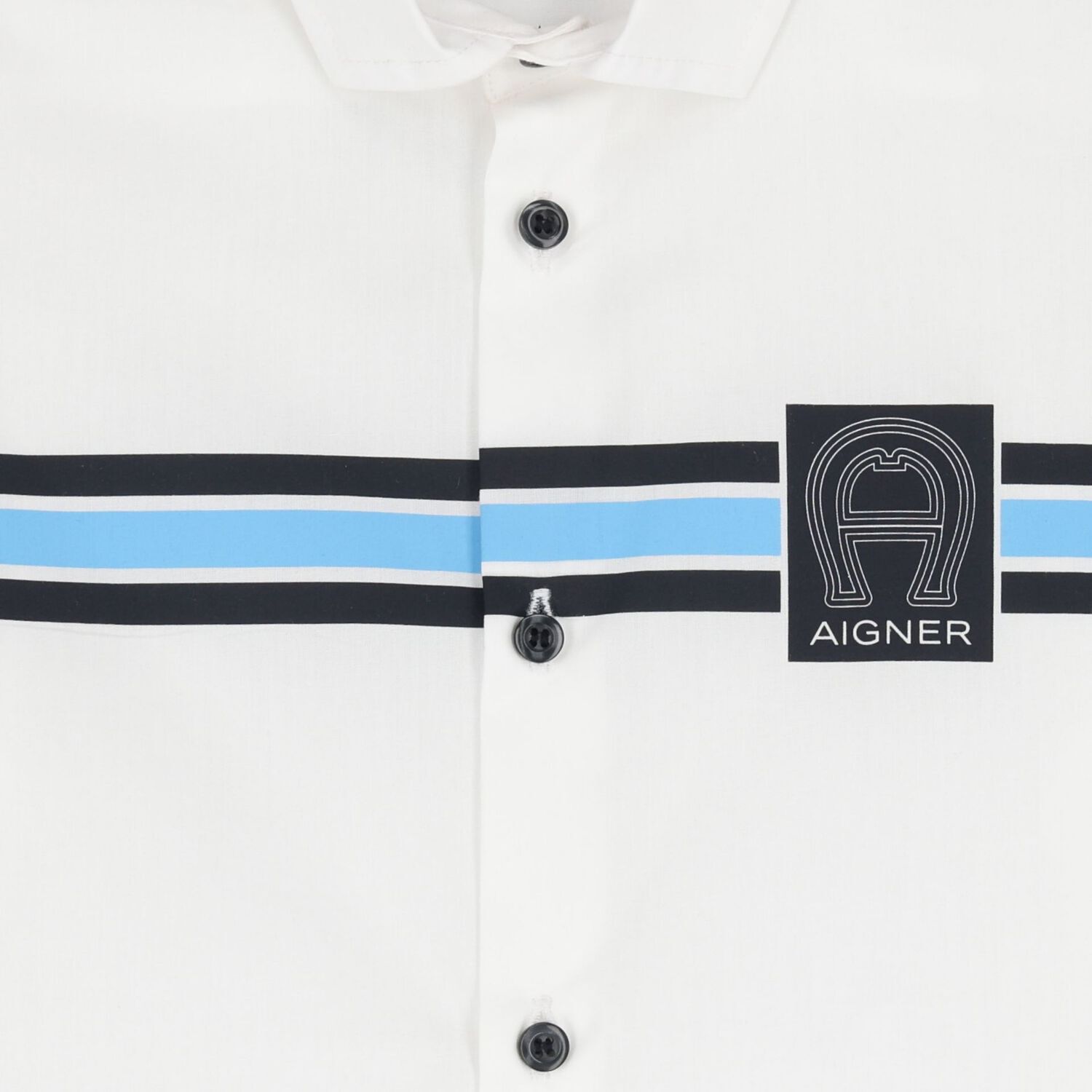 قميص  أبيض بشعار للأولاد, 1, hi-res