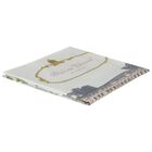 Ivory Versailles Swaddle Carré Baby Blanket, 1, hi-res