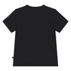 Younger Boys Black Logo T-Shirt, 3, hi-res