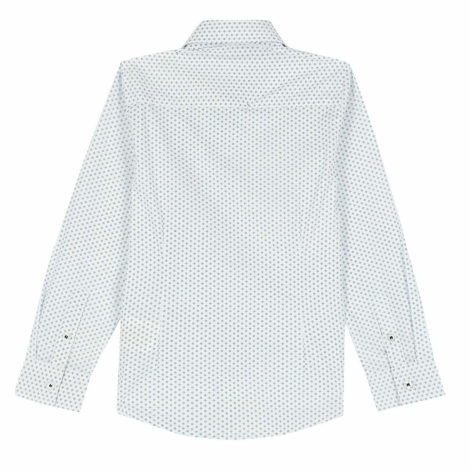 Boys White Long Sleeved Shirt, 1, hi-res image number null
