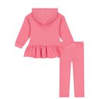 Girl Pink Hear Logo Leggings Set, 1, hi-res