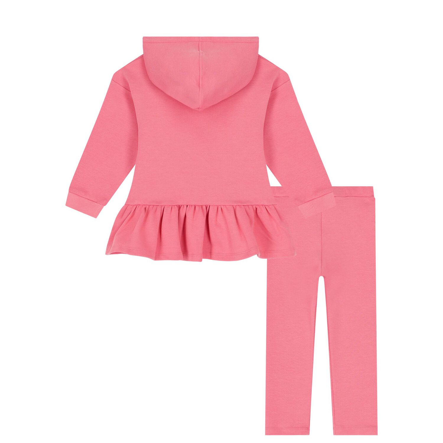 Girl Pink Hear Logo Leggings Set, 1, hi-res image number null