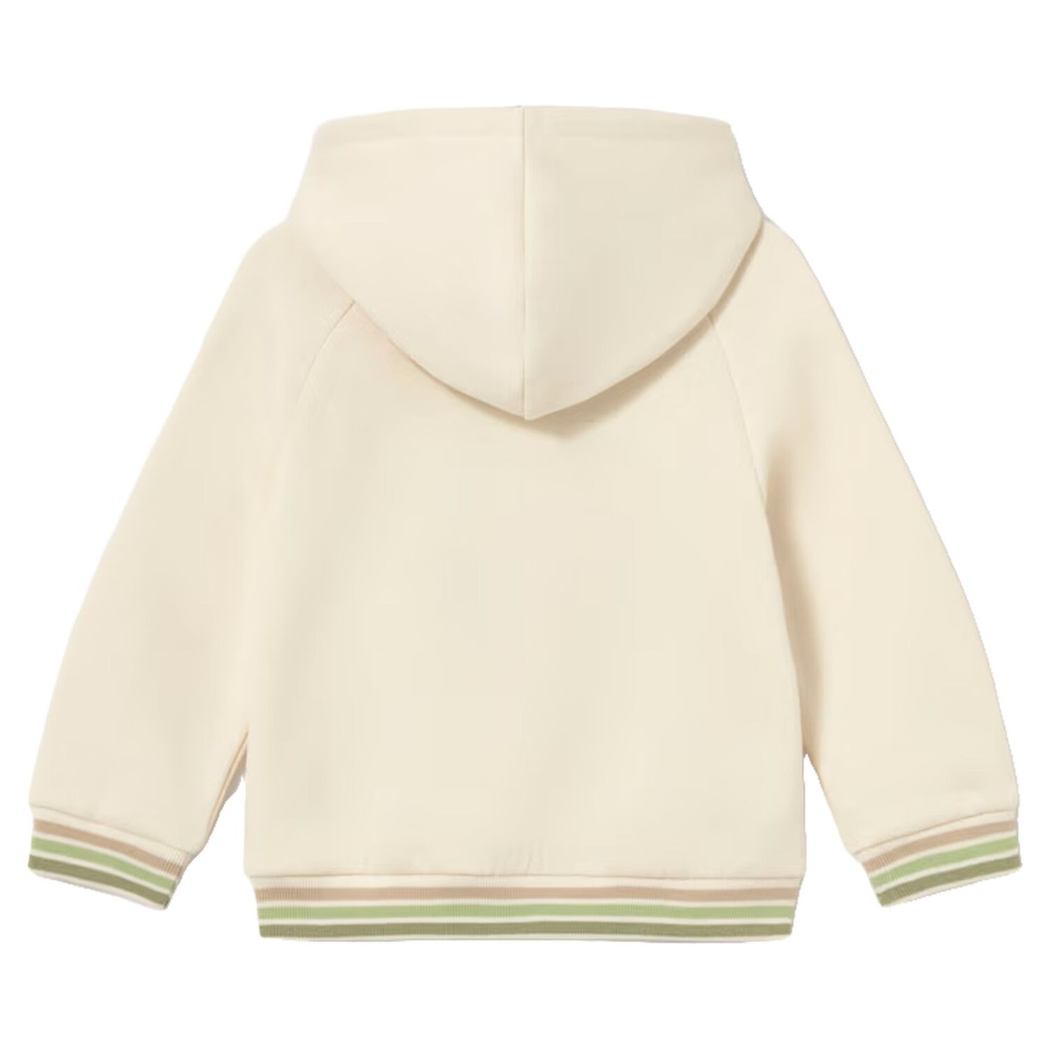 Younger Boys Ivory Dino Hooded Top, 1, hi-res