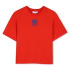 Boys Red Logo T-Shirt, 1, hi-res