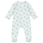 Blue Rocking Horse Babygrow, 1, hi-res