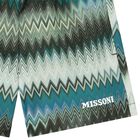 Boys Multi-Colored Zig Zag Swim Shorts, 1, hi-res