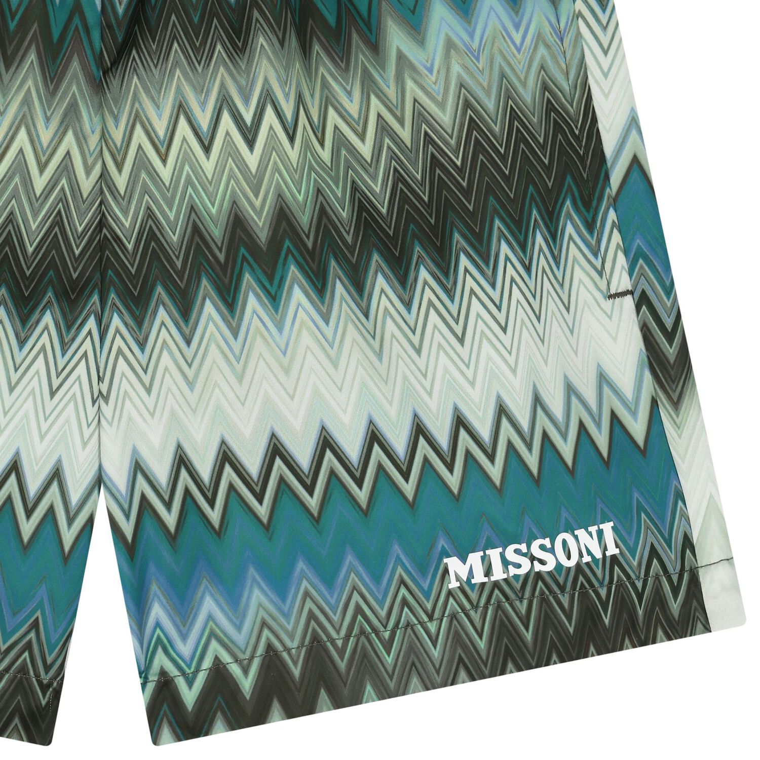 Boys Multi-Colored Zig Zag Swim Shorts, 1, hi-res