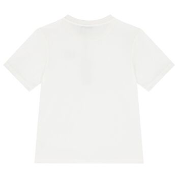 Boys White Logo T-Shirt