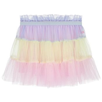 Girls Multi-Coloured Tiered Tulle Skirt
