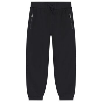 Black Teddy Bear Logo Joggers