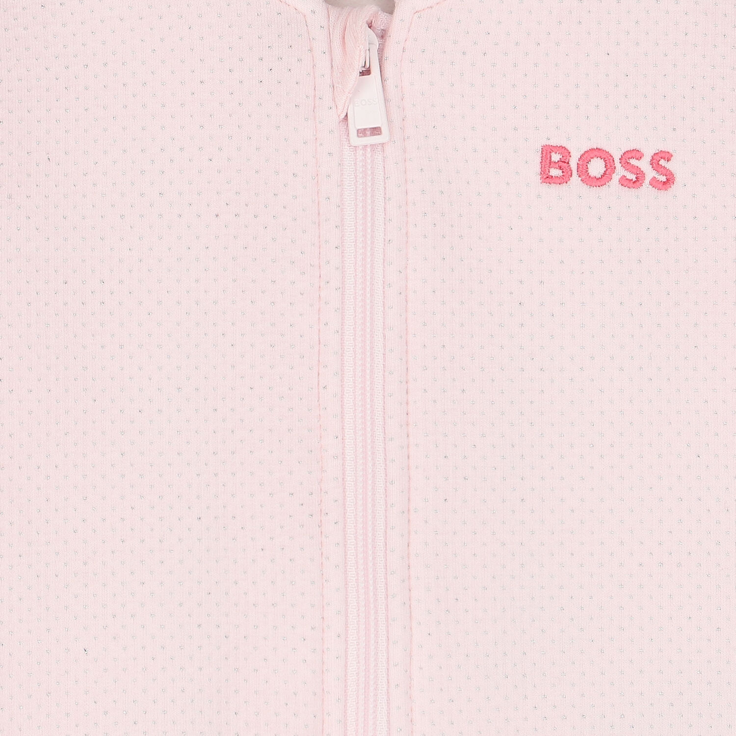 توب بسحاب بالشعار باللون الوردى للبنات, 1, hi-res