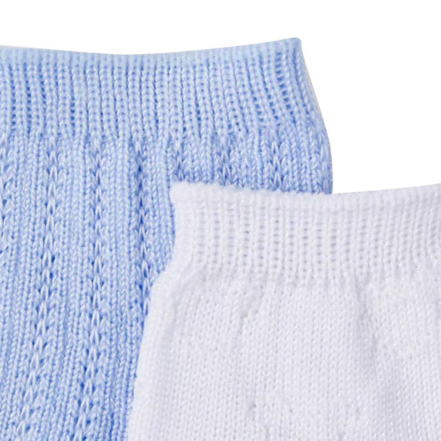 Baby Boys White & Blue Socks ( 2-Pack ), 2, hi-res