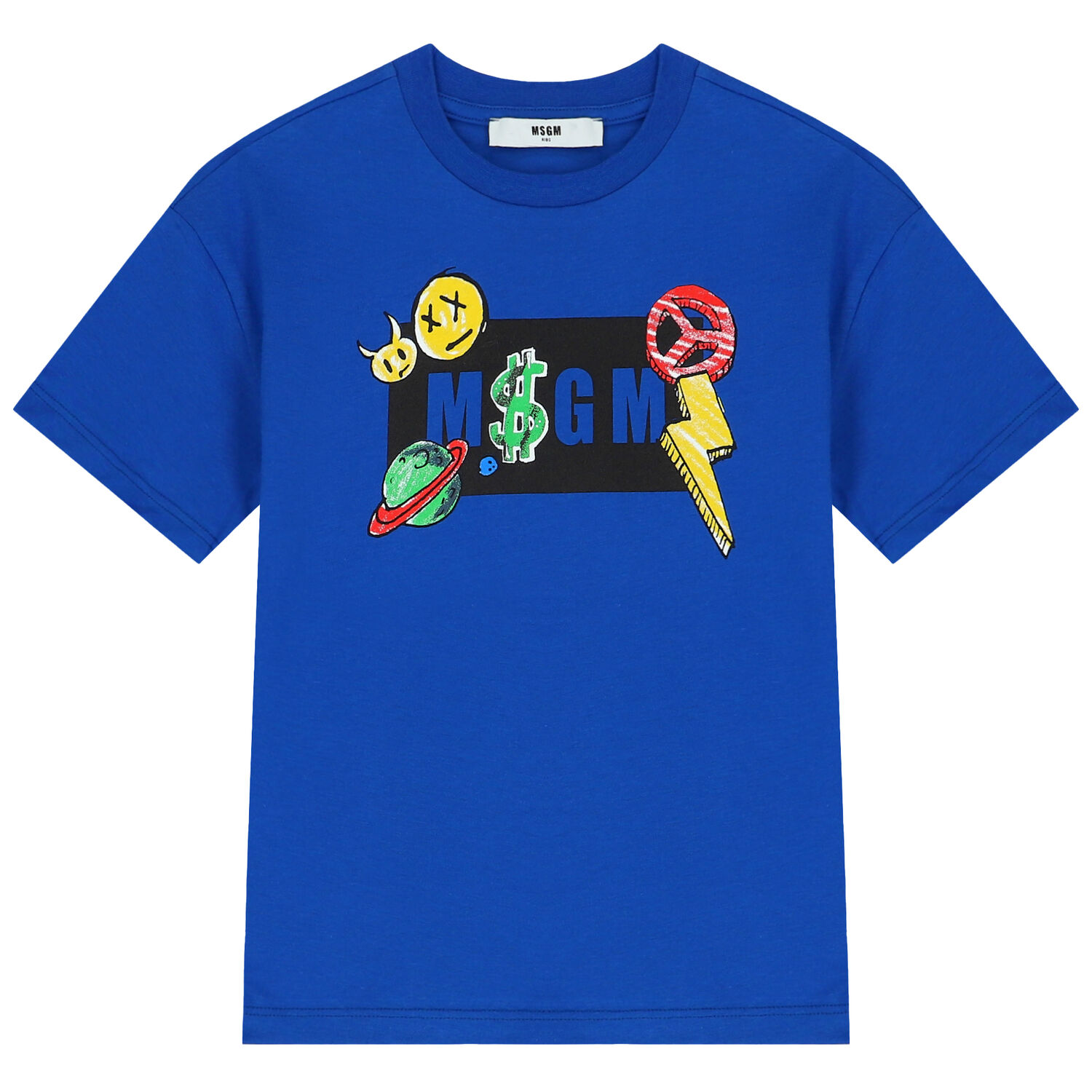 Boys Blue Logo T-Shirt, 2, hi-res