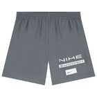 Boys White & Grey Shorts Set, 1, hi-res