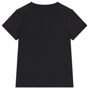 Boys Black Logo T-Shirt
