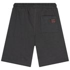 Boys White & Grey Shorts Set, 1, hi-res