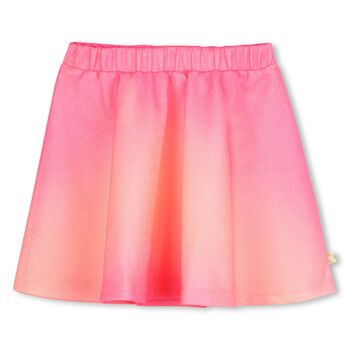 Girls Glittery Neon Pink Skirt