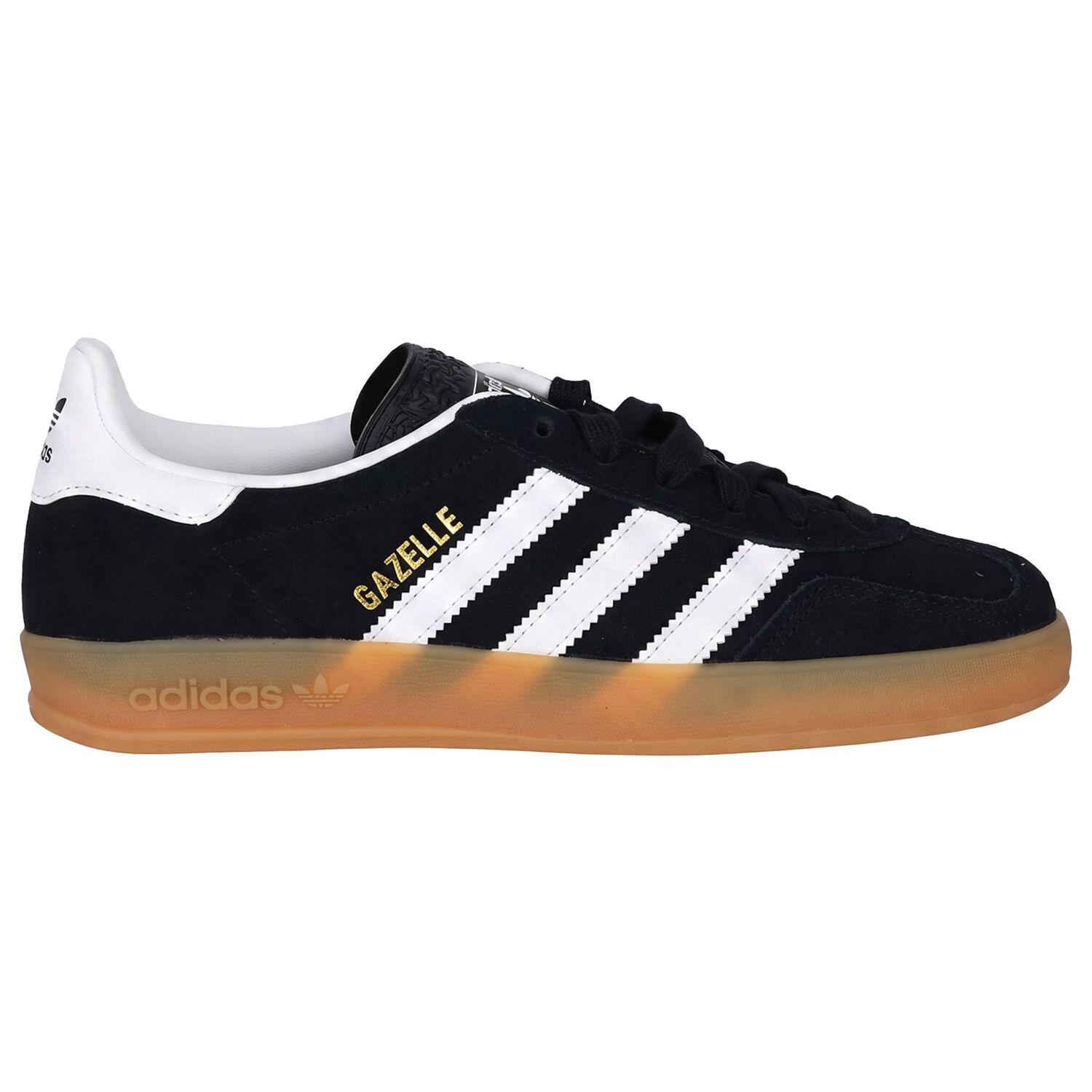 Black & White Logo Gazelle Indoor Trainers, 1, hi-res