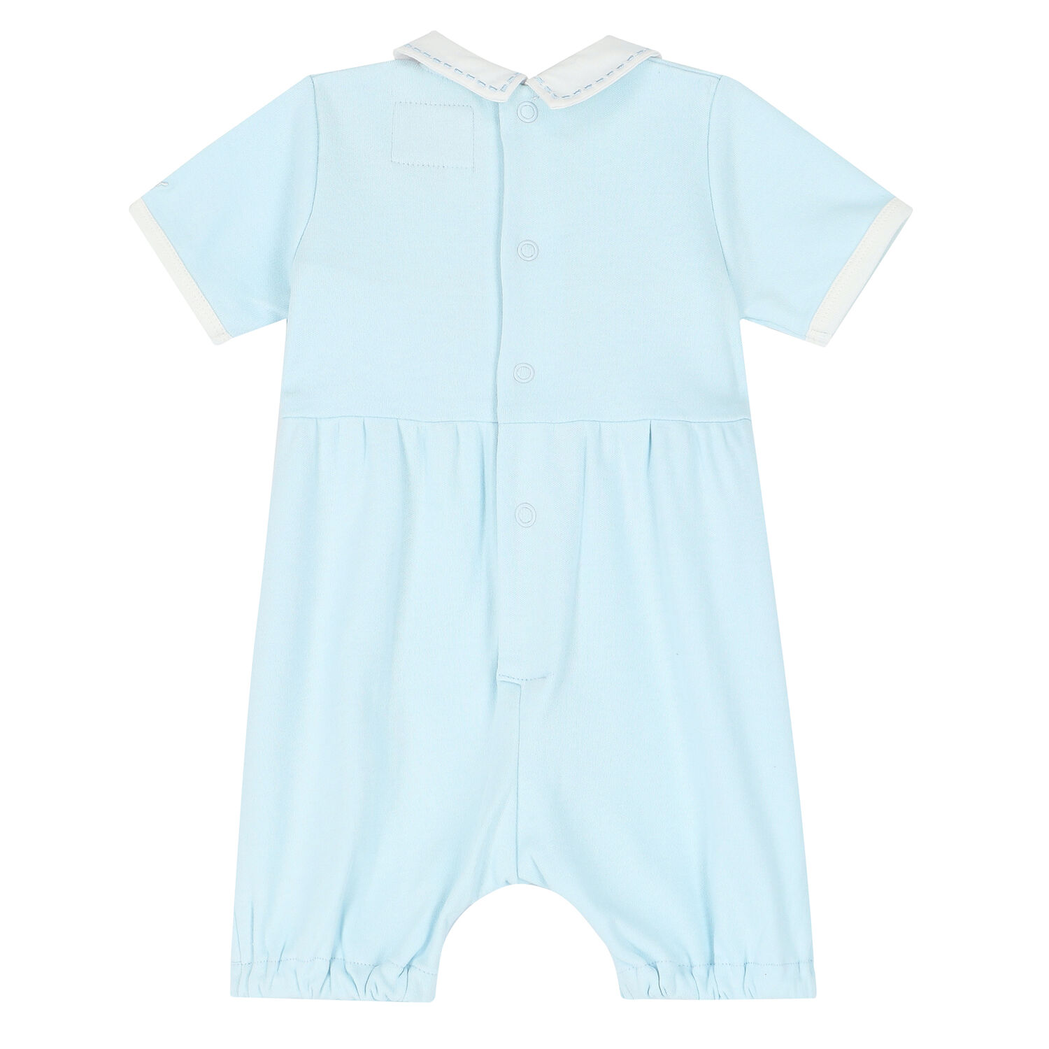 Baby Boys Blue Romper, 1, hi-res image number null