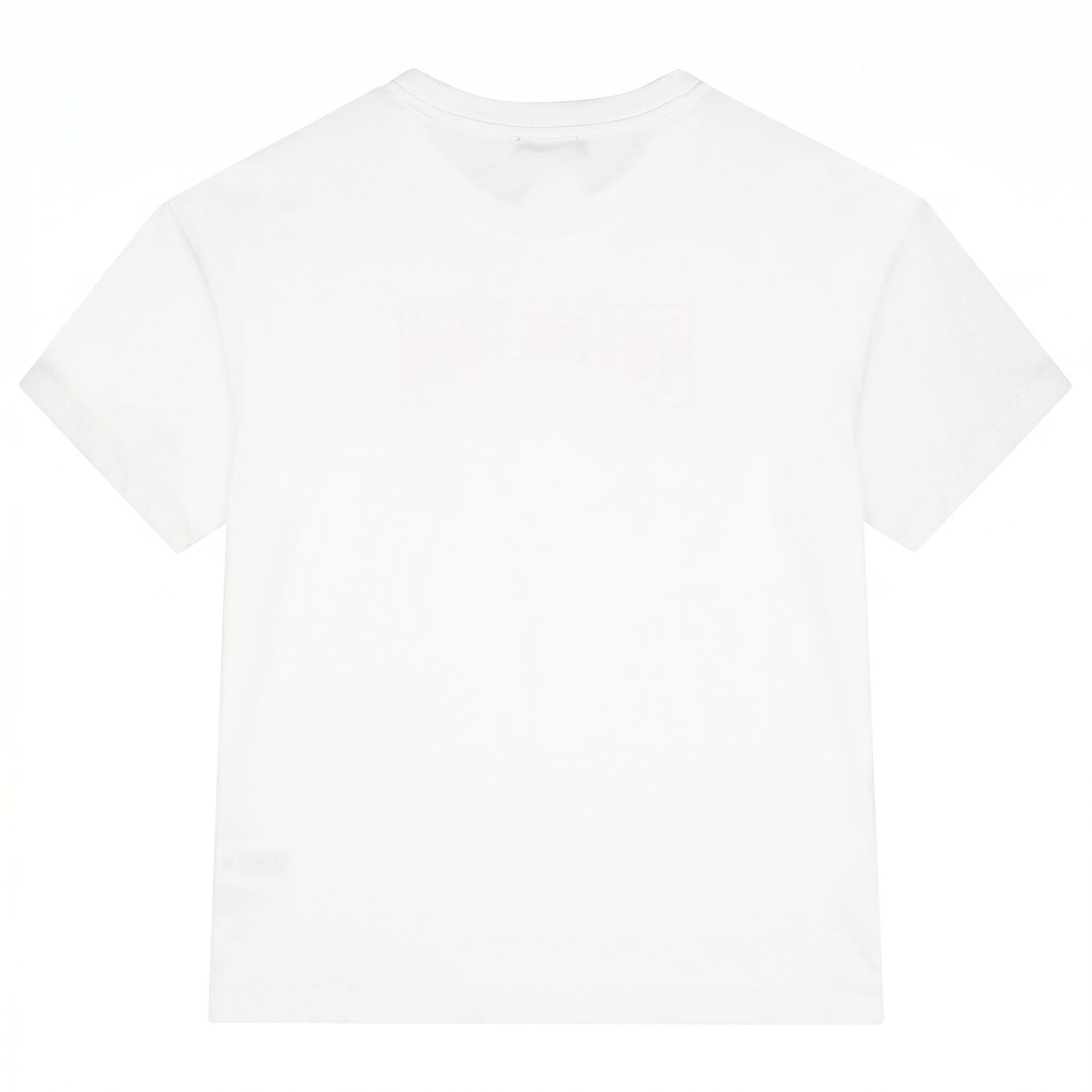 Boys White Logo T-Shirt, 1, hi-res