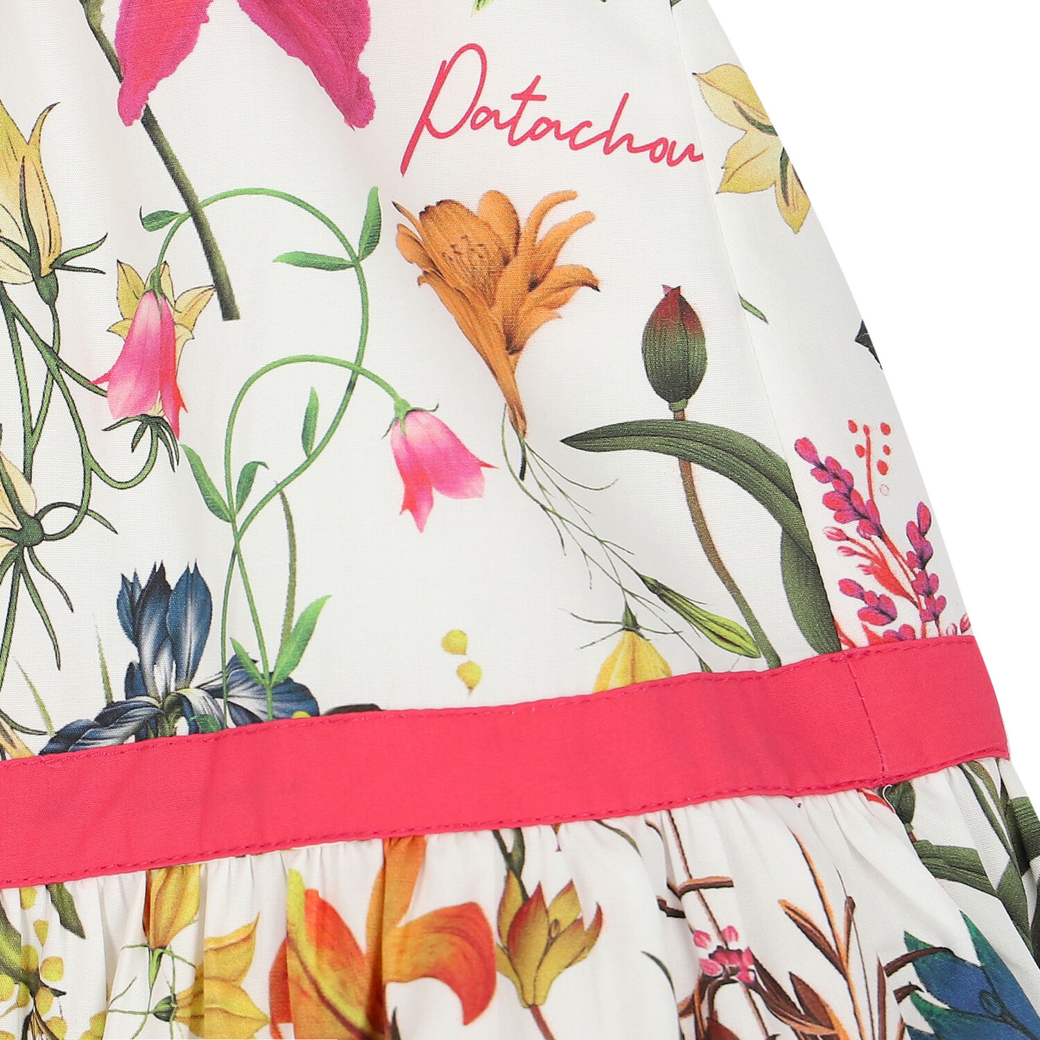Girls White Floral Skirt, 1, hi-res image number null