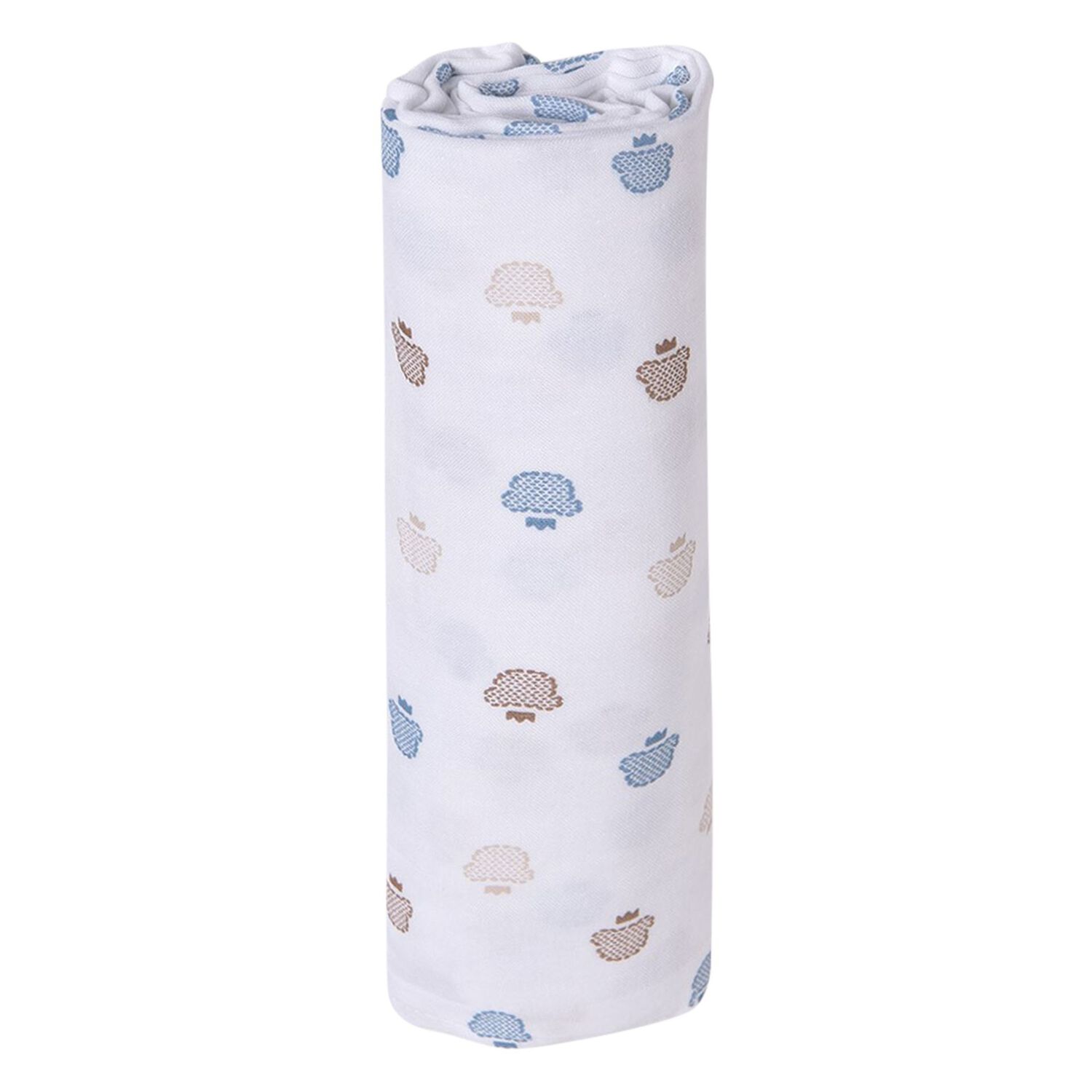 بطانية أولاد بطبعة الدب تيدي باللون الأبيض, 1, hi-res