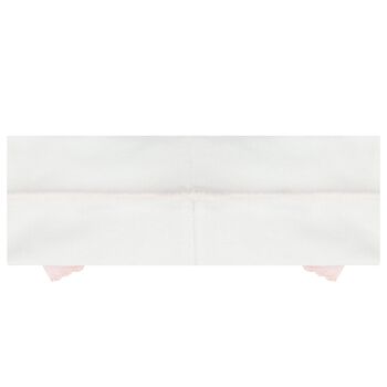 رابطة راس بنات باللون الأبيض و الوردي 