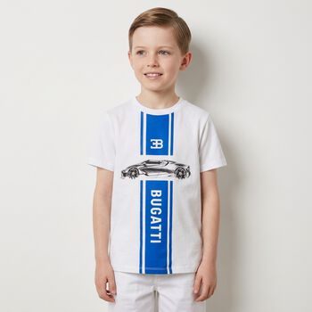Boys White Logo T-Shirt 