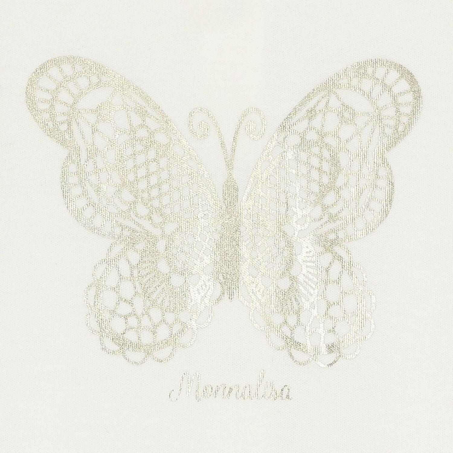 Baby Girls Ivory & Gold Butterflies Babygrow Gift Set, 1, hi-res