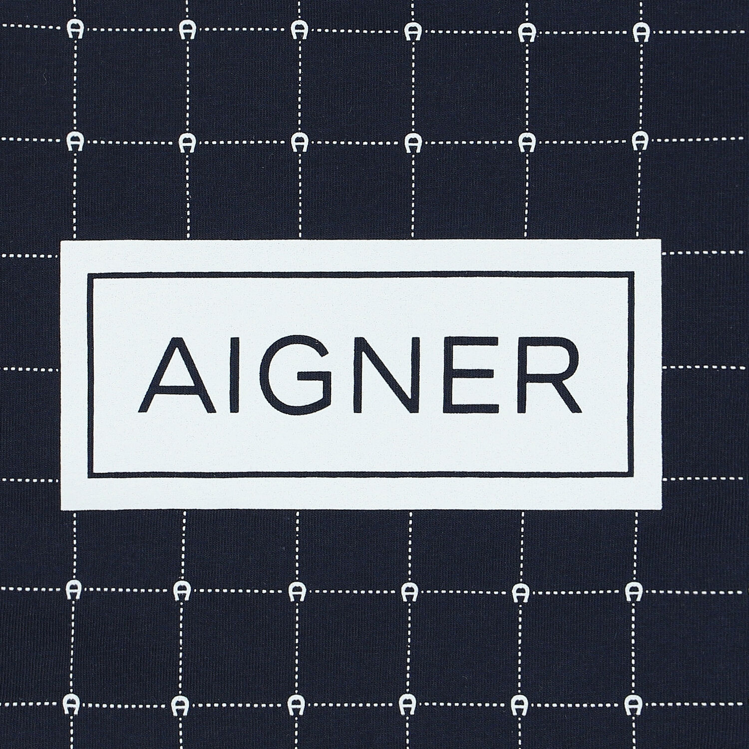 مدس بالشعار باللون الكحلي والأبيض للأولاد, 1, hi-res