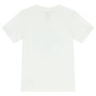 طقم شورت بالشعار باللون الأبيض والأزرق, 2, hi-res