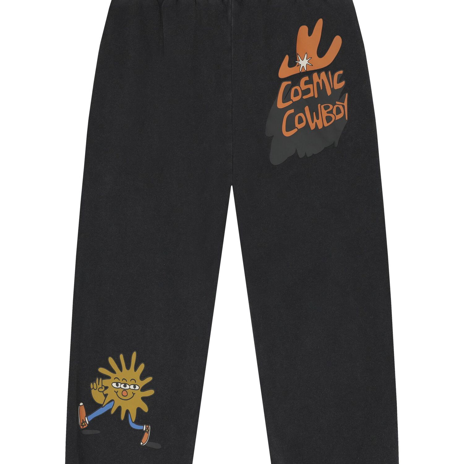 Boys Black Graphic Joggers, 1, hi-res