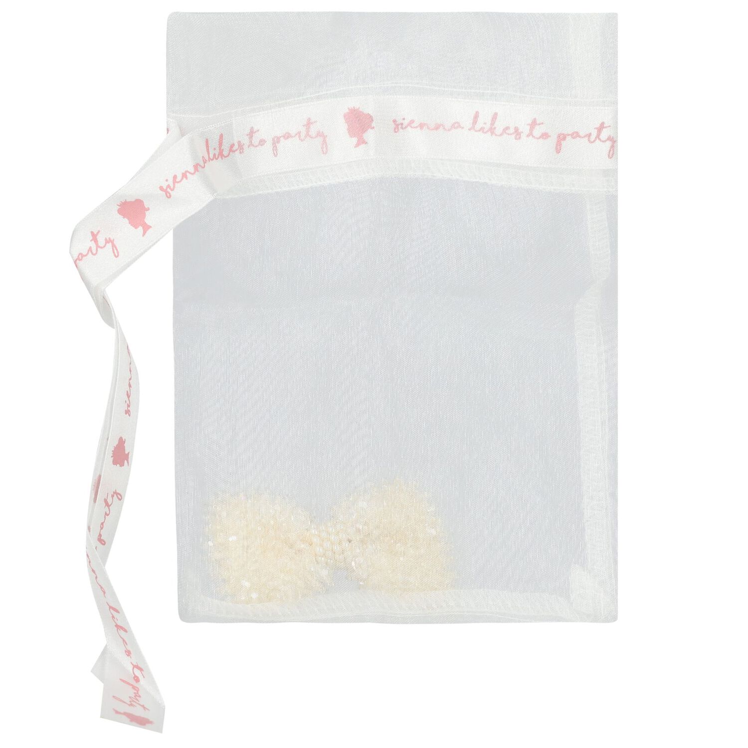 مشبك شعر بفيونكة مزخرف باللون الأبيض, 4, hi-res image number null