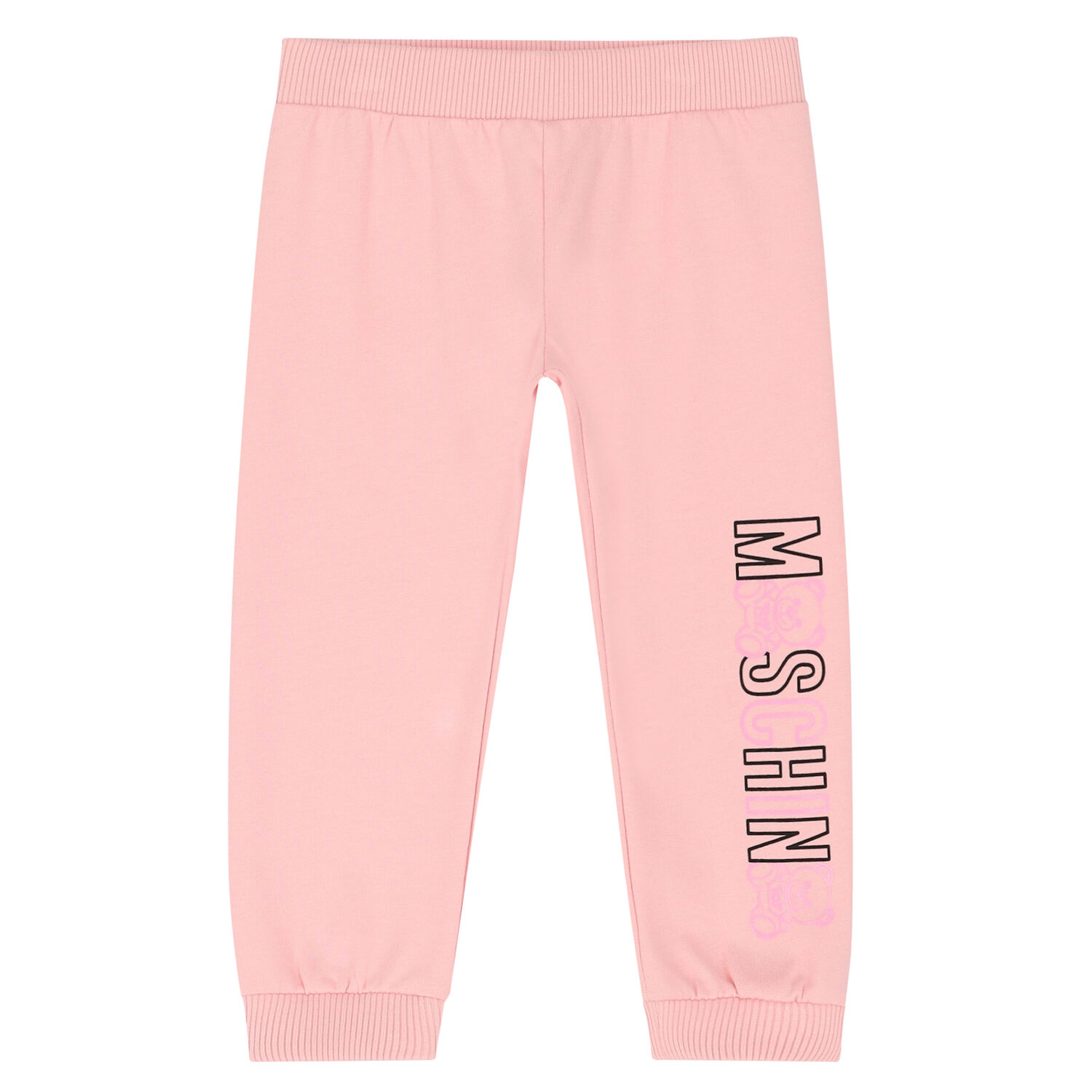 Younger Girls Pink Logo Tracksuit, 3, hi-res