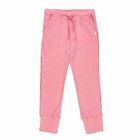 Girls Pink Jersey Joggers, 1, hi-res