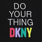 فستان سويت شيرت بالشعار باللون الأسود, 1, hi-res