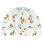 طقم هدية أفرول بشعار تيدى باللون العاجى, 1, hi-res