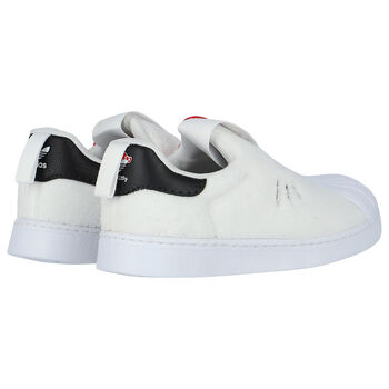 White Hello Kitty Superstar Trainers