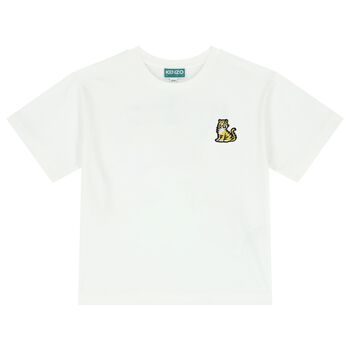 Ivory Tiger Logo T-Shirt