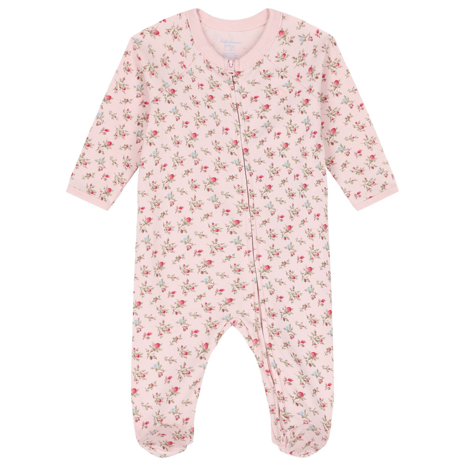 Baby Girls Pink Floral Babygrow Gift Set, 1, hi-res