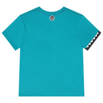 Boys Blue Shark T-Shirt