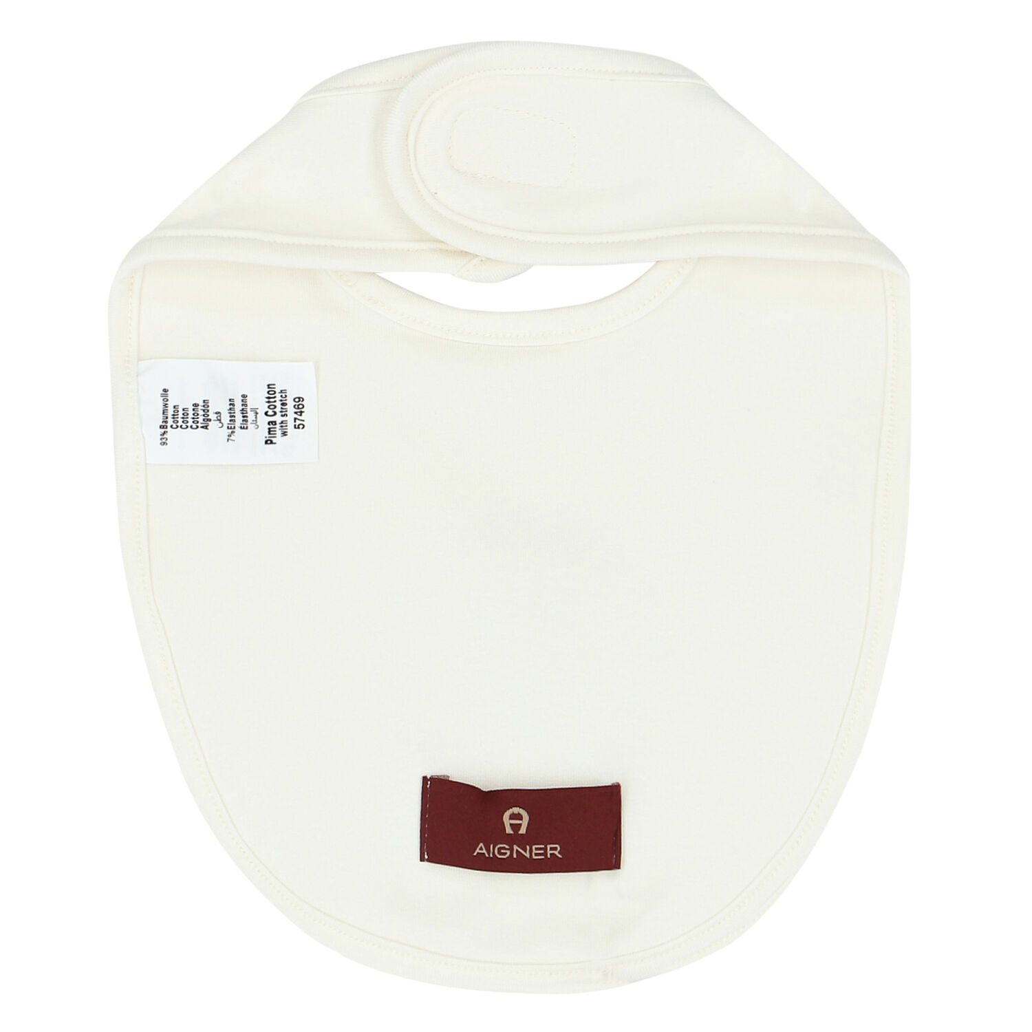 Ivory & Gold Logo Bib, 2, hi-res image number null