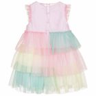 Girls Rainbow Tulle Dress, 1, hi-res