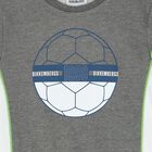 سويت شيرت بالشعار باللون الرمادى والابيض للاولاد, 1, hi-res