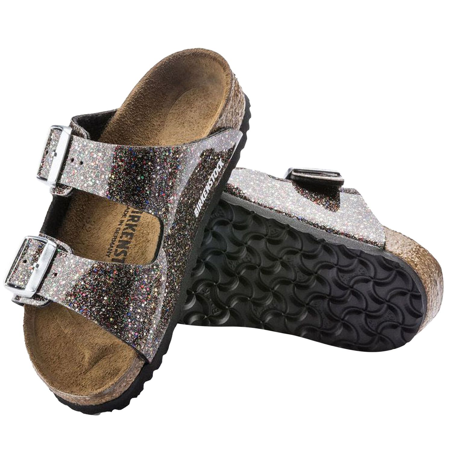 Girls Multi-Coloured Arizona Sparkle Sandals, 1, hi-res