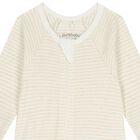 ملابس أطفال بيضاء وبيج (عبوة من 4 قطع), 3, hi-res